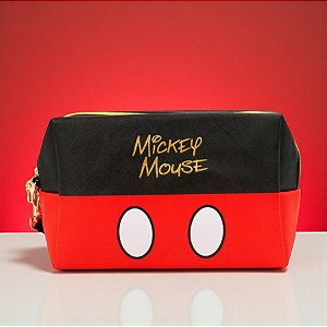 Necessaire Retângular - Mickey Mouse - Clássica -  20x13cm - Disney Original - 1 unidade - Taimes