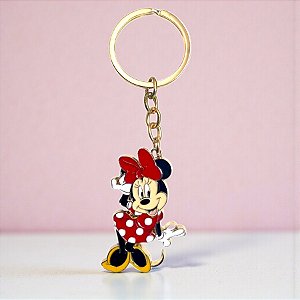 Chaveiro Metal - Minnie Mouse - Clássica - 5cm - Disney Original - 1 unidade - Taimes