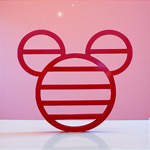 Descanso de Panela de Silicone - Mickey Mouse - 18x15cm - Disney Original - 1 unidade - Taimes
