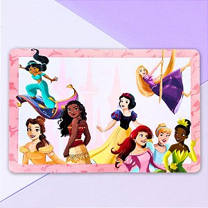 Jogo Americano - Princesas - 42x28cm - Disney Original - 1 unidade - Tuut
