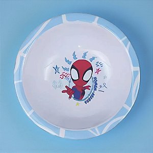 Tigela Bowl de Melamine - Homem Aranha - 16cm - Disney Original - 1 unidade - Tuut
