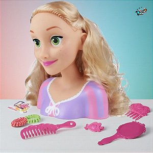 Boneca Styling Head - Rapunzel - Disney Original - 1 unidade - Novabrink