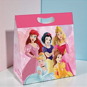 Caixa New Plus - Princesas - M 23x8,5x30cm - Disney Original - 1 unidade - Cromus
