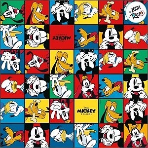 Folha para Presentes Disney - Turma do Mickey Colors - 69x89cm - 5 unidades - Cromus