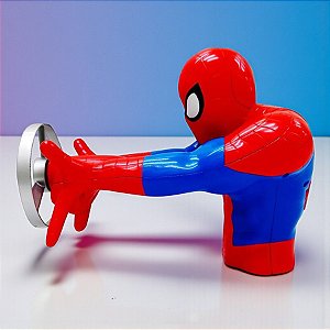 Brinquedo Homem Aranha Lança Disco - 4 Peças - Disney Original - 1 unidade - Toyng