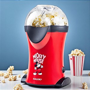 Pipoqueira Elétrica - Mickey Mouse - Vermelha - 127V - Disney Original - 1 unidade - Mallory