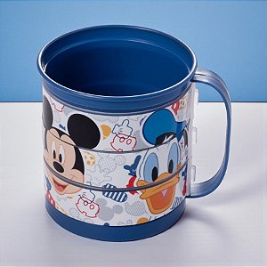 Caneca Divertida Turma do Mickey Mouse - 360ml - Disney Original - 1 unidade - Plasútil