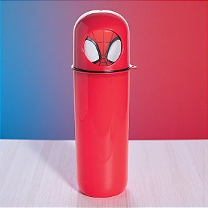 Porta Escovas Spidey e Seus Amigos - 370ml - Disney Original - 1 unidade - Plasútil
