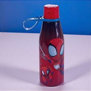 Garrafa Abre Fácil - Spidey e Seus Amigos - 530ml - Disney Original - 1 unidade - Plasútil