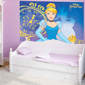 Painel Grande TNT Cinderela -1,40x1,03cm - 01 unidade - Piffer - Rizzo