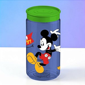 Pote de Plástico Organizador - Turma do Mickey - 350ml - 1 unidade - Disney Original - Tiba