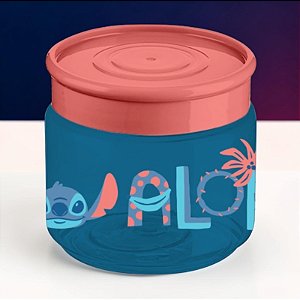 Pote de Plástico Organizador - Stitch - 160ml - 1 unidade - Disney Original - Tiba