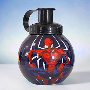 Garrafa Squeeze Bola Homem Aranha - Modelo 8 - 250ml - 1 unidade - Disney Original - Tiba