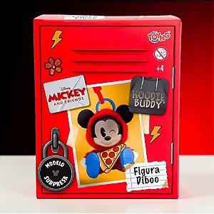 Pelúcia Surpresa - Hoodie Buddy - Turma do Mickey - Disney Original - 1 unidade - Toyng - Rizzo