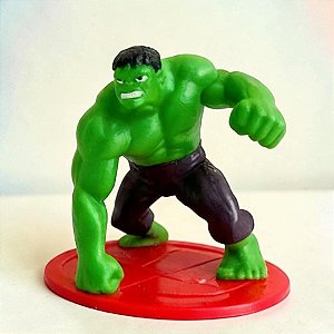 Mini Figura Colecionável - Hulk - Vingadores - 6cm - Disney Original - 1 unidade - Toyng - Rizzo