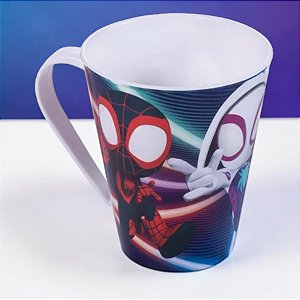 Caneca de Plástico Spidey - Modelo 2 - 360ml - Disney Original - 1 unidade - Plasútil - Rizzo
