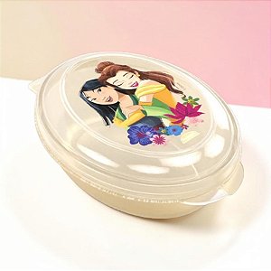 Saboneteira de Plástico - Princesas - 180ml - Disney Original - 1 unidade - Plasútil - Rizzo