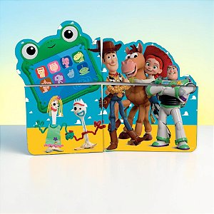 Painel Decorativo - Toy Story 5 - 128x90cm - Disney Original - 1 unidade - FestColor - Rizzo