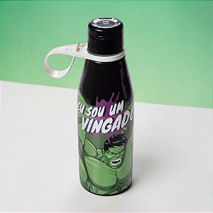 Garrafa Abre Fácil - Hulk - 530ml - Disney Original - 1 unidade - Plasútil - Rizzo
