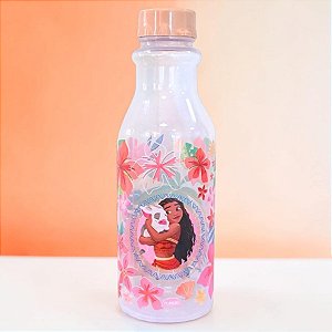 Garrafa Retrô - Moana - 500ml - Disney Original - 1 unidade - Plasútil - Rizzo