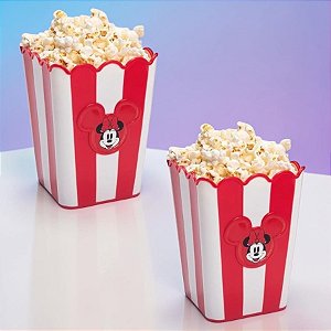 Balde de Pipoca - Minnie Vermelha - 1,46l - Disney Original  - 2 unidades - Plasútil