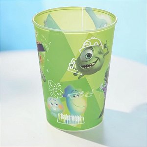 Kit 10 Copos de Plástico Personagens Pixar - Verde - 320ml - Disney Original  - 1 unidade - Rizzo