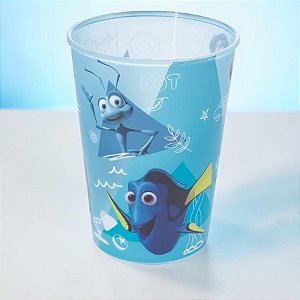 Kit 10 Copos de Plástico Personagens Pixar - Azul - 320ml - Disney Original  - 1 unidade - Rizzo