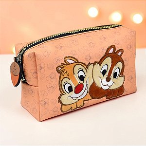 Estojo Simples de PVC com Zíper - Tico e Teco - 20x10cm - Disney Original - 1 unidade - DAC - Rizzo