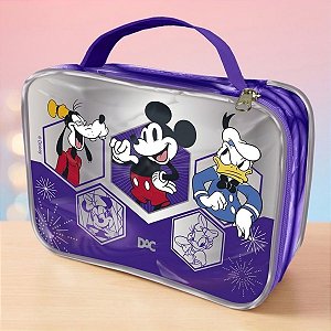 Estojo Box com Zíper - Mickey Mouse - 100 Anos - 20x15cm - Disney Original - 1 unidade - DAC - Rizzo