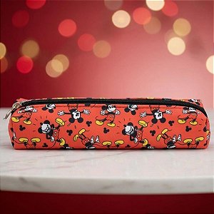 Estojo Simples com Zíper - Mickey Mouse - 19x5cm - Disney Original - 1 unidade - DAC - Rizzo