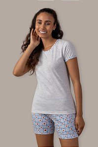 Pijama Feminino Verão Floral