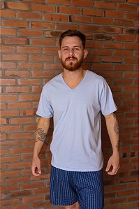 Pijama Masculino Verão Azul Candy