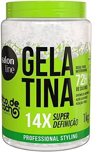 Salon Line, Gelatina Capilar, ToDeCacho, Super Definição, Vegano - Cabelos Ondulados, Cacheados e Crespos, 1 Kg