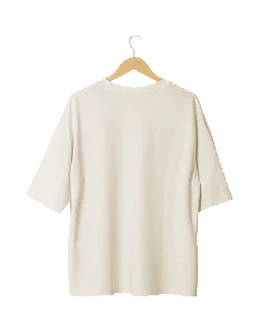 CAMISETA OVERSIZED OFF WHITE LARGA Y2K STYLE ANOS 2000