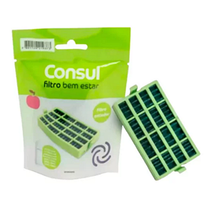 Filtro Bem Estar Antibacteriano Geladeira Consul CRM45 CRM50 CRM55 Original W10515645
