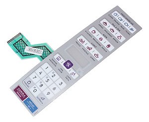 Membrana Teclado Micro-ondas Electrolux MEO44 Original A06414801