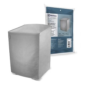 Capa Lavadora Tamanho G 10 A 16kg Cinza Electrolux Original