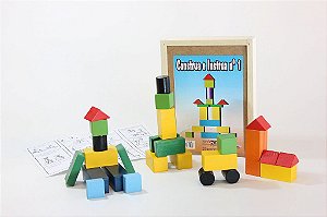 CONSTRUA E INSTRUA N°1 EM MADEIRA