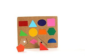 QUEBRA CABEÇA DOZE FORMAS FIGURAS GEOMÉTRICAS