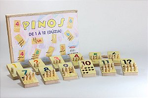 Pinos de 1 á 12 (Dúzia)
