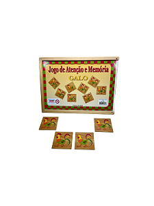 JOGO DE ATENÇÃO E MEMÓRIA GALO