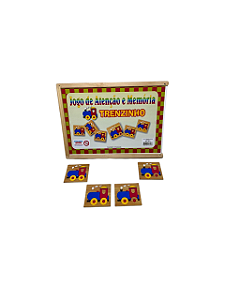JOGO DE ATENÇÃO E MEMÓRIA TRENZINHO