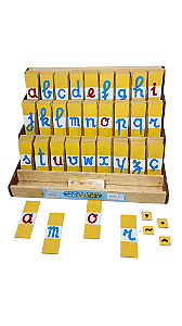ALFABETO MÓVEL N°1 PEQUENO LETRA MAIÚSCULA OU MINÚSCULA