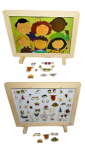 JOGO MAGNETO MIRIM CARAS DIVERTIDAS
