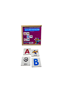 JOGO DE MEMÓRIA EDUCATIVO ALFABETIZAÇÃO