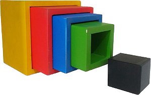CUBOS DE ENCAIXE DE 1 A 4