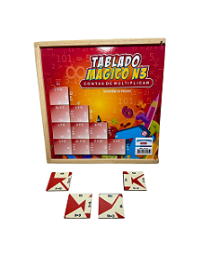 TABLADO MÁGICO Nº 3 CONTAS DE MULTIPLICAR