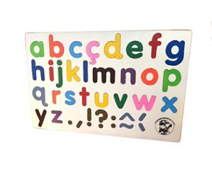 QUEBRA CABEÇA ALFABETO MINÚSCULO