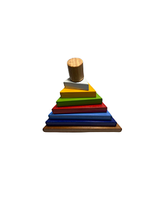 PIRÂMIDE DE ENCAIXE TRIANGULAR