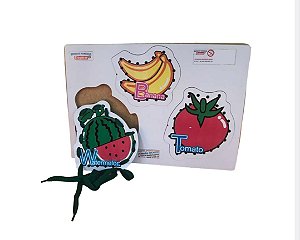 ALINHAVO DIVERSOS FRUTAS INGLÊS